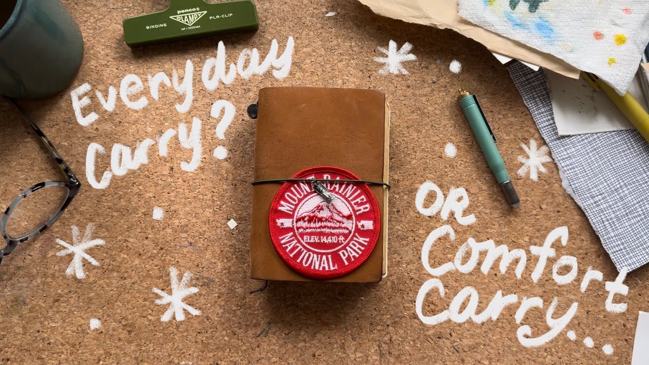 Это больше похоже на уютное одеяло… мой блокнот для путешествий Passport Traveler’s Notebook EDC