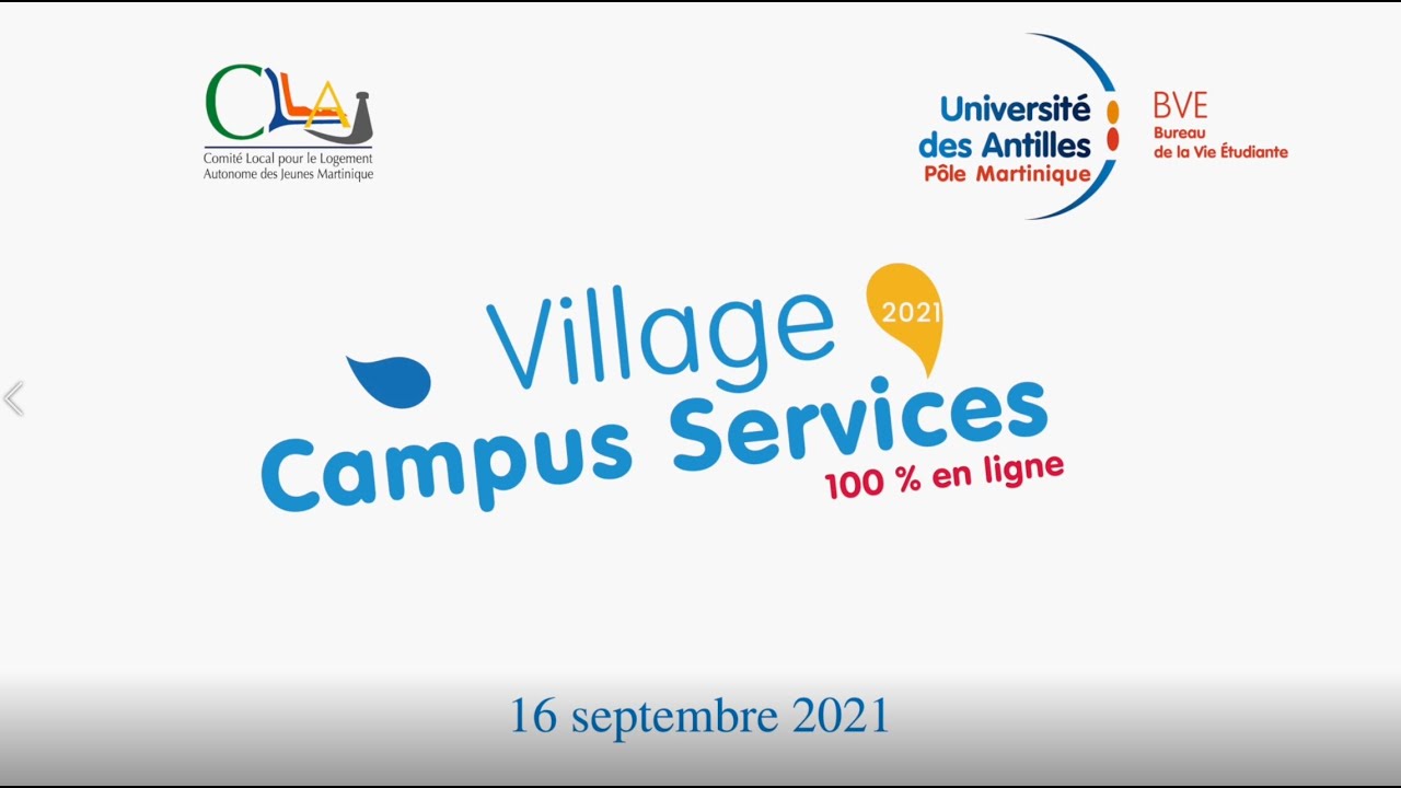 Village Campus Services 2021 : CROUS en Martinique