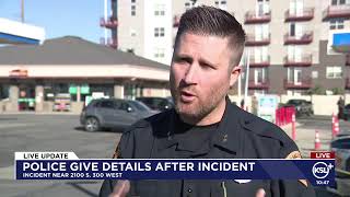 Salt Lake City police give update after incident involving officer