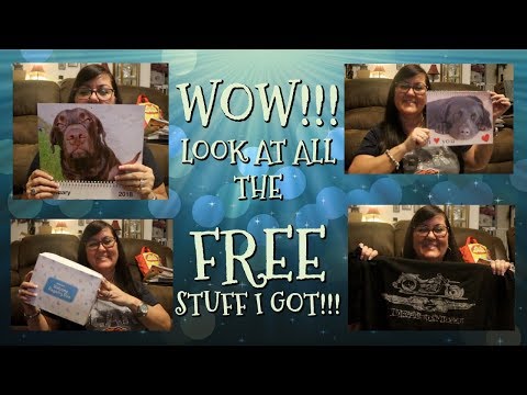 WOW!!! L👁👁K AT ALL THE FREE STUFF I GOT!!!