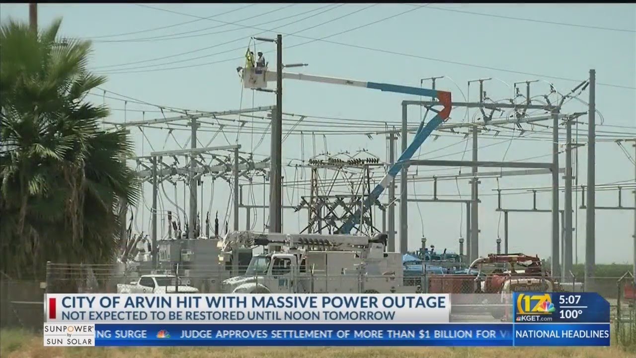 PG&E outage leaves thousands without power in Arvin YouTube