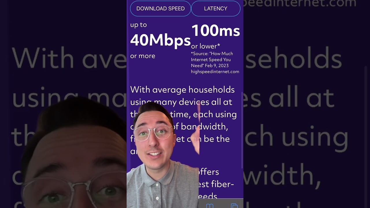 Find out how much internet speed you actually need with our Speed Need Assessment!