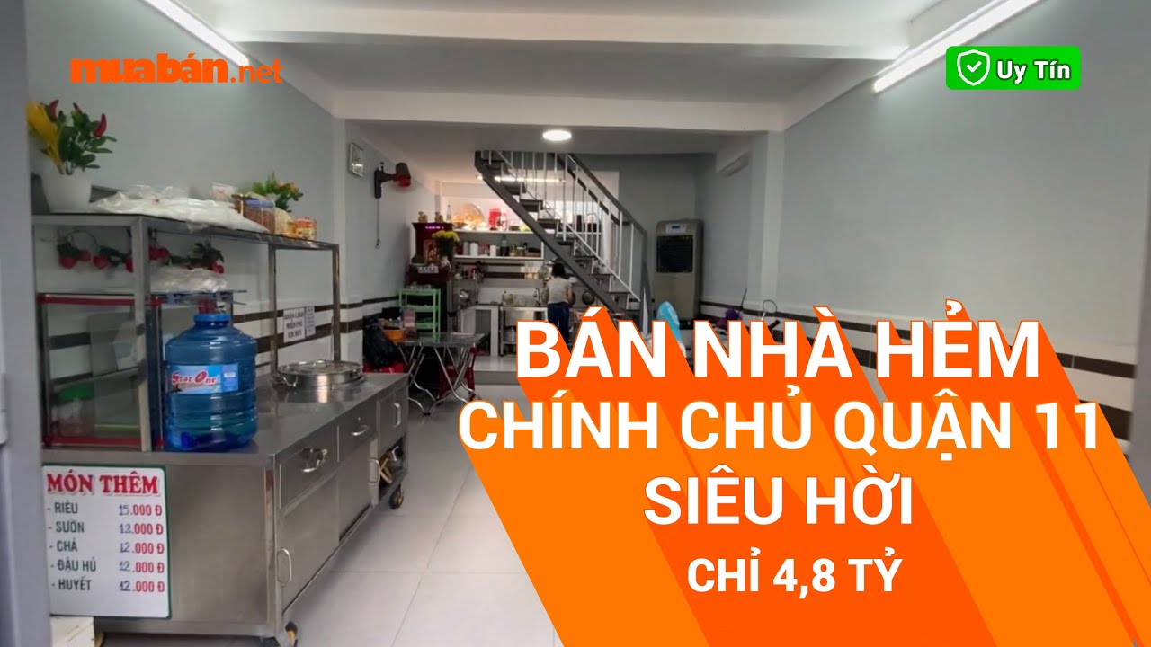 [UPDATE ĐÃ BÁN] Bán Nhà Hẻm Chính Chủ Quận 11 Giá... - youtube