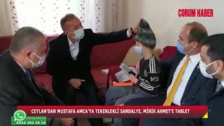 Ceylandan Mustafa Amcaya Tekerlekli̇ Sandalye, Mi̇ni̇k Ahmete Tablet
