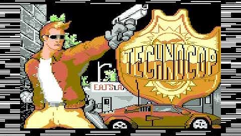 TECHNOCOP GREMLIN GRAPHICS COMMODORE 64 C64 GAME TAPE LOADING