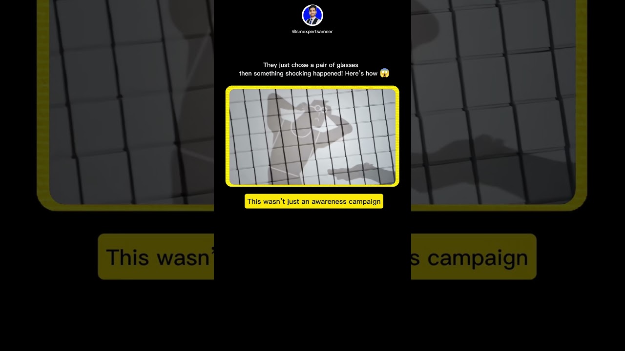 Canada’s Interactive Eye Campaign Went Viral for This Reason #marketing #shorts #trending
