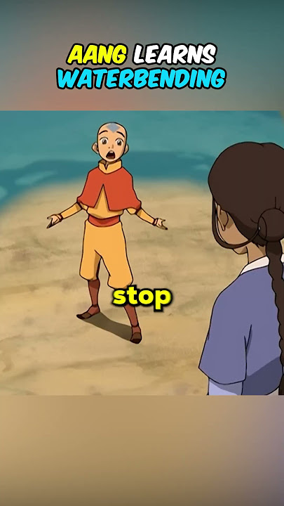 Aang Learns Waterbending😱 #avatar #avatarthelastairbender #shorts