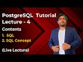 #PostGresql: SQL | DDL | DQL | DML | DCL and Advanced SQL Concepts