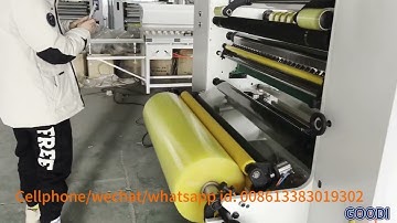 Bopp tape converting machine adhesive cello tape slitter rewinder#tapemachine#boppmachine#slitter