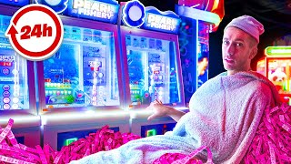 SPENDING 24 HOURS IN AN ARCADE TO WIN THE TOP PRIZE!
