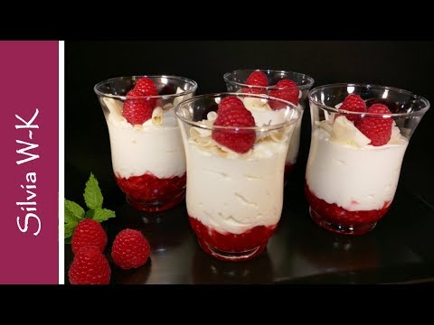 Video: Quarkdessert Mit Himbeeren