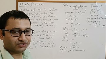 Ex-6.7 part iii Solutions•Word Problems• Maxima  Minima•Ch-6 AOD ML Aggarwal CBSE 12th Applied Maths