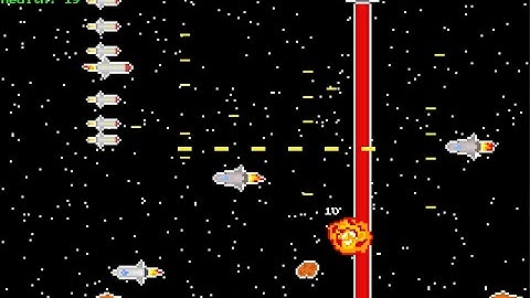 Retro style space shooter made in Monogame and C#