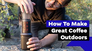 How To Make Outdoor Coffee (AeroPress & Cowboy Coffee Recipe)