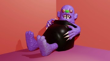 CGI CLAYMATION TEST 2 BLENDER 2.8