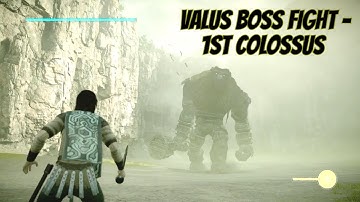Shadow of the Colossus: Valus Boss Fight - 1st Colossus【60FPS 1080P】