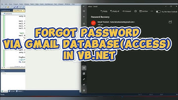 Forgot Password with database access and send via Gmail in VB.Net