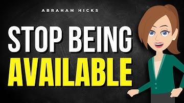 When You Stop Being Emotionally Available to Every Vibe, Everything Changes ✅ Abraham Hicks 2025