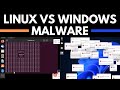 Linux vs windows malware