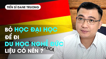 HƯỚNG NGHIỆP TS DANE TRUONG - Bỏ học đại học để đi du học nghề Đức? liệu có nên ?