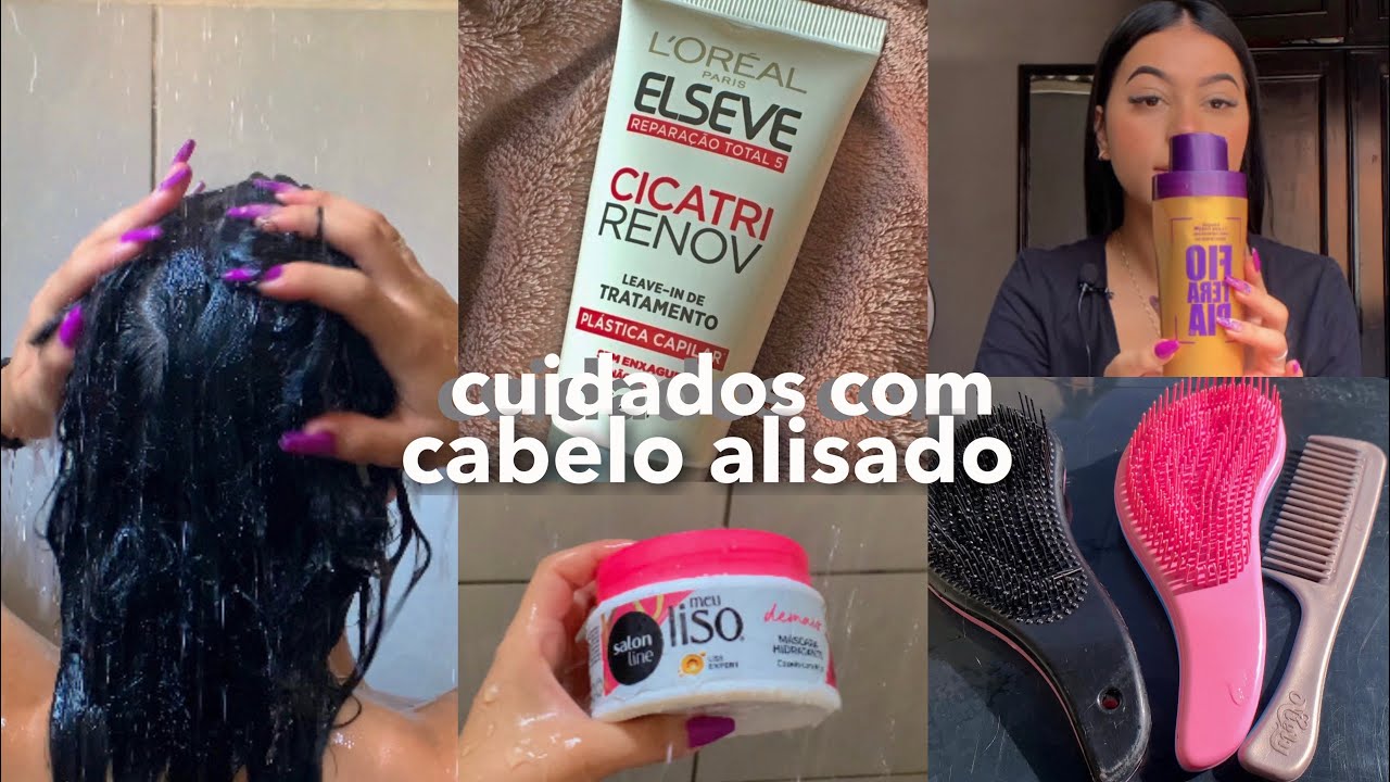 CRONOGRAMA CAPILAR CABELO ALISADO + DICAS QUE SALVARAM O MEU CABELO ✨🫶🏻 | etapa de hidratação 💦