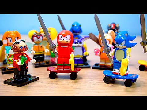 Соник Лего минифигурки вся коллекция Sonic Lego Minifigures