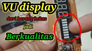 Tutorial lengkap cara membuat vu display dari bekas receiver parabola.