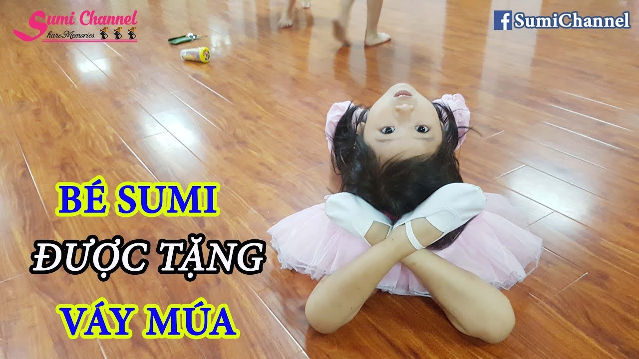 Học múa ở đâu | Bé Sumi Đi Học Múa Được Cô Giáo Tặng Váy Múa Hồng Cực Đẹp