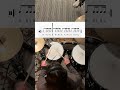 3 short exercises to improve single stroke rolls in 6/8 🥁Practice drums daily 🌞 #basicdrumlessons