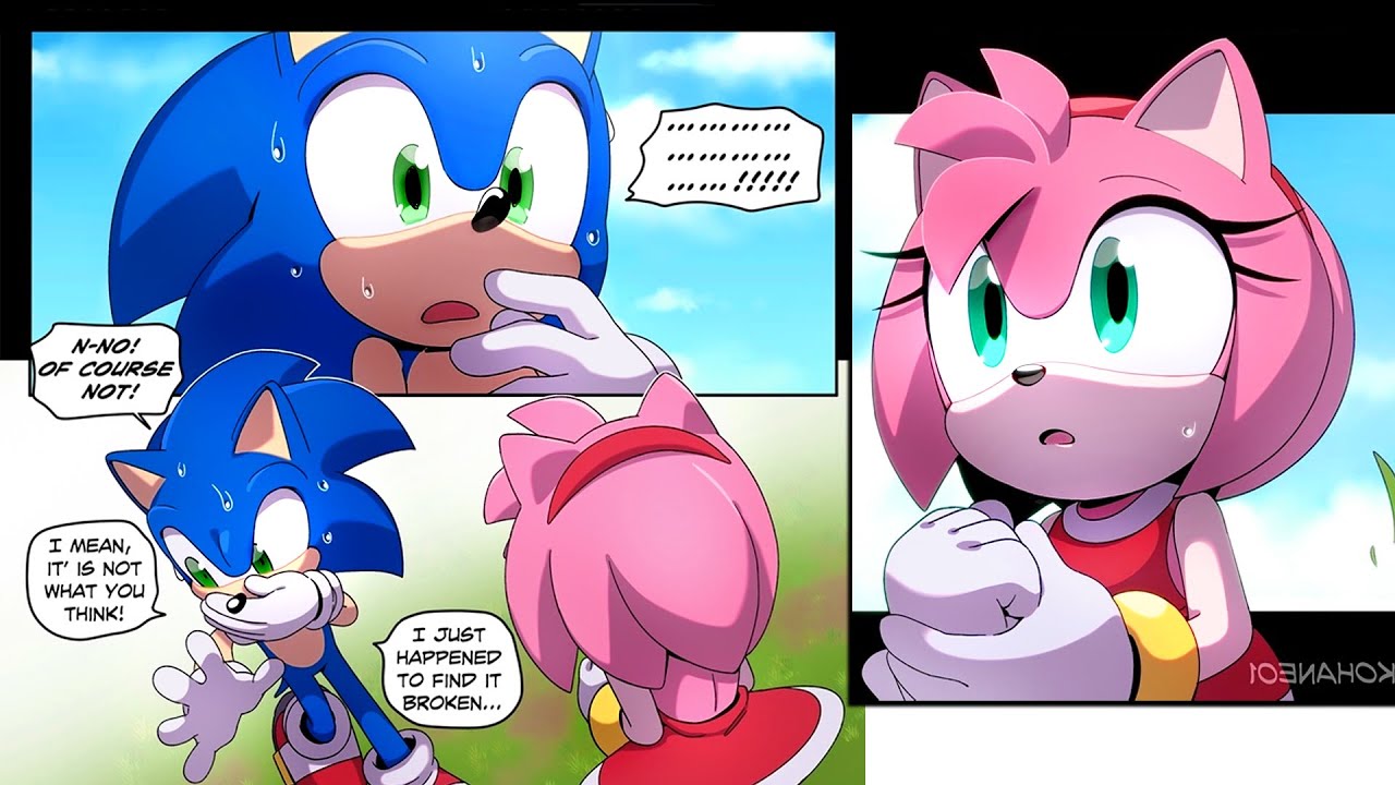 The Cursed Amulet - Sonic Boom Comic Dub (Sonamy) 