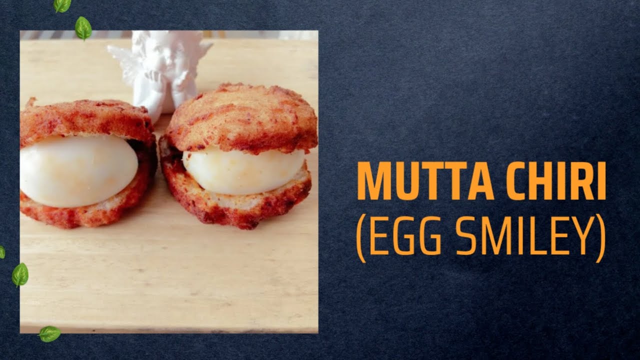 How To Make Mutta Chiri/Egg Smiley - YouTube