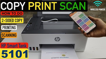 HP Smart Tank 5101 Wireless Scanning, Printing & 2-Sided Copying.