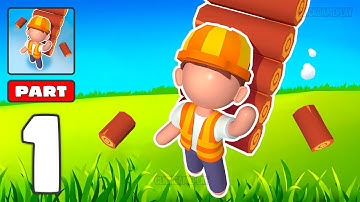 My Little City Gameplay Walkthrough Part 1 - Tutorial Build The House Lumber (Android,iOS)