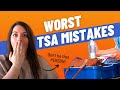 7 WORST TSA Line Mistakes (Travel Tips for Airport Security 2024)
