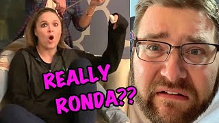 Ronda Rousey Says Wwe Is Fake Goes Off Script Breaking Kayfabe