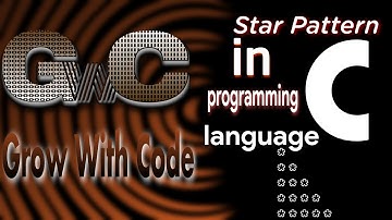 Star Pattern in C Programming Language || Type - 1