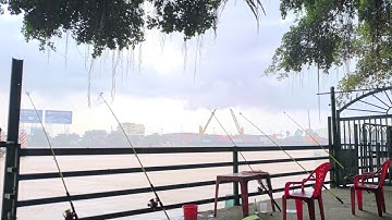 Câu Cá Tại Quán Cafe Sông Đồng Nai Mùa Nước Lũ - Gặp Cá Khủng | Ngày Thứ Nhất 