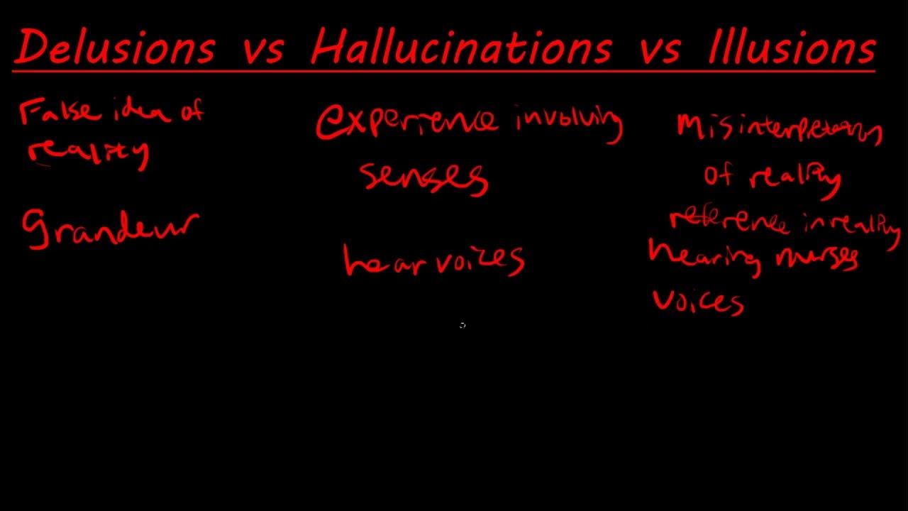 the-difference-between-delusions-hallucinations-and-illusions-youtube