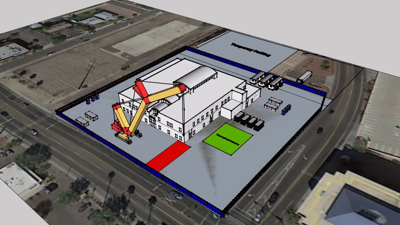 Con 453 Site Utilization BIM Use (FlyThrough Video) YouTube