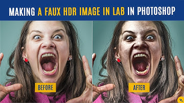 38-Making a faux HDR image in Lab in photoshop