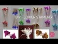 3 TYPES OF ARTIFICIAL FLOWER STAMEN TUTORIAL USING EASILY AVAILABLE MATERIALS