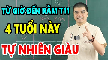 BẤT CHẤP TẤT CẢ: 4 Con Giáp BỖNG TRÚNG SỐ ĐỘC ĐẮC Đổi ĐỜi Giàu Sang Từ Nay Đến Rằm Tháng 11 Âm Lịch