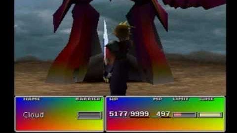 Final Fantasy VII -- Ruby Weapon Battle (Part 2/5)
