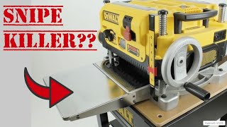 Installing Infeed/Outfeed Tables On My DeWalt Planer To Remove Snipe!