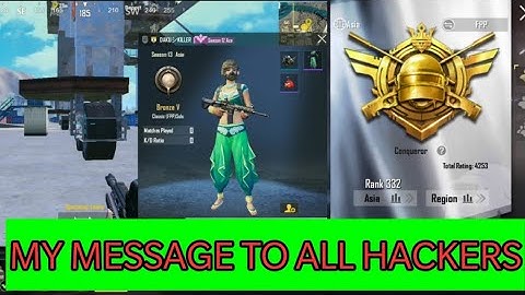 SOLO FPP CONQUEROR | MY MESSAGE TO ALL HACKERS / CHEATERS