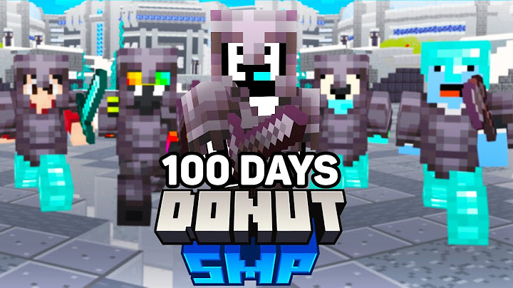 I Survived 100 DAYS on the Donut SMP.  [FULL MOVIE]