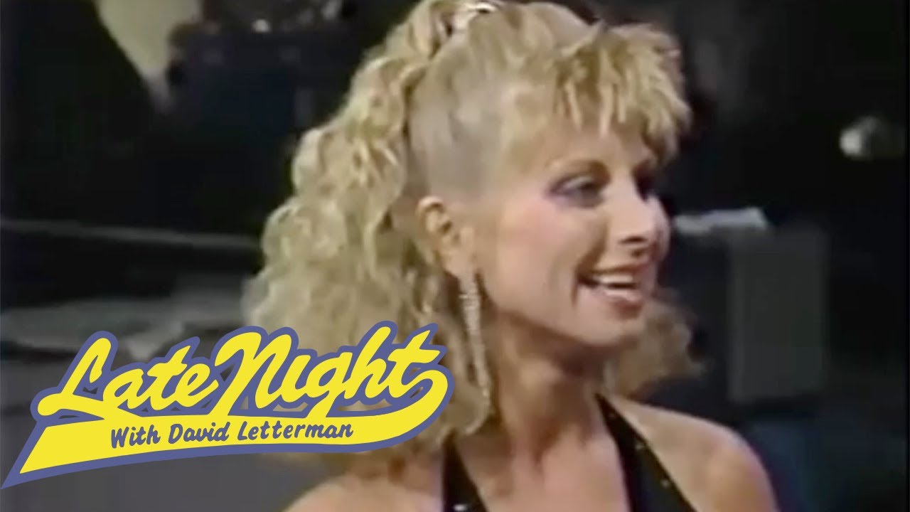 Konnie Kay (Sherry) on Late Night with David Letterman 6-25-1987