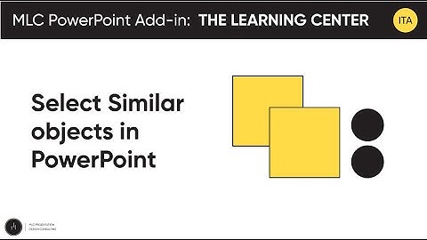 Select Similar - MLC PowerPoint Add-in new function