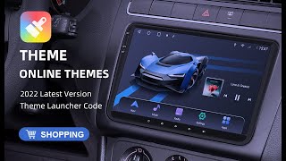 2022 New car launcher theme UI for auto radio screenshot 2