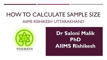 How to calculate sample size (G*Power)-Yogmath-Dr Saloni Malik